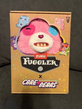 Fuggler x Care Bears Cheer Bear Plush Pink New In Box